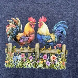 NWOT Handcrafted Rooster Shirt